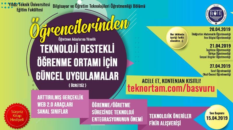 Teknolojik Öğrenme Ortamı İçin Yeni Uygulamalar Eğitimi Raporu