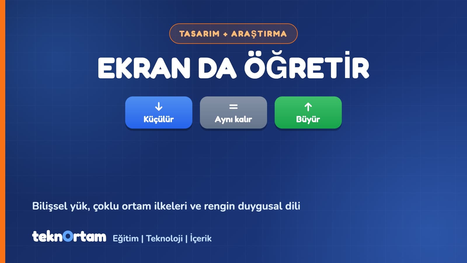 Ekran da Öğretir: Dijital Matematik Materyallerinde Bilişsel Yük, Çoklu Ortam İlkeleri ve Rengin Duygusal Dili