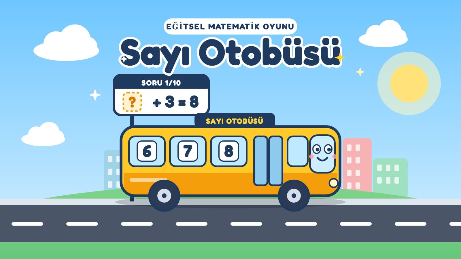 Sayı Otobüsü oyunundan ekran görüntüsü